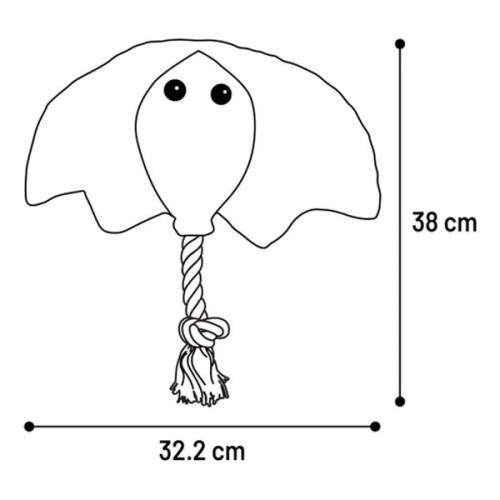 Игрушка Ceano Stingray, бордовая (38см) 