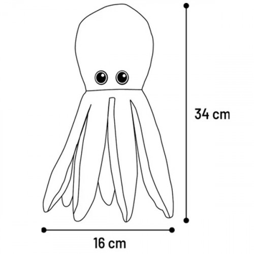 Игрушка Ceano осьминог, розовый (34см) 