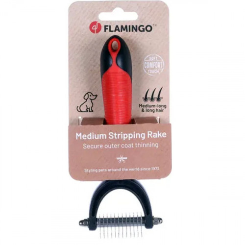 Триммерная расческа Премиум-Класса, красная M