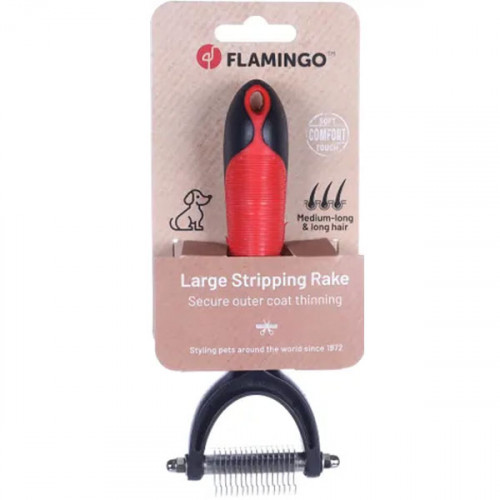 Триммерная расческа Премиум-Класса, красная L