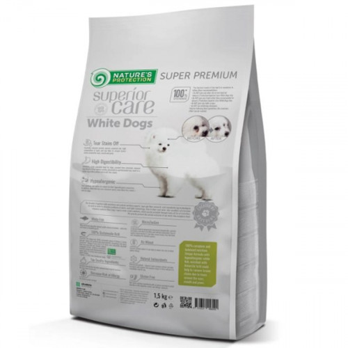 Nature's Protection Superior Care White Dogs GF Small and Mini Junior - White fish & krill