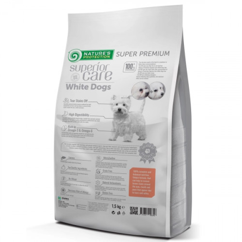 Nature's protection Superior Care White Dogs GF Small and Mini Adult - salmon