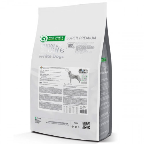 Nature's Protection Superior Care White Dogs GF All Sizes - white fish 4 kg