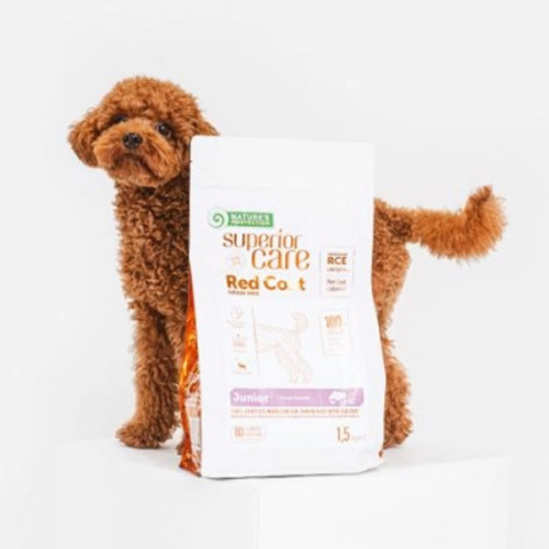 Nature's Protection Superior Care Red Coat GF Small and Mini Junior - salmon & krill
