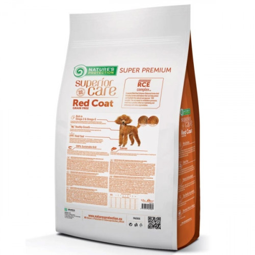 Nature's Protection Superior Care Red Coat GF Small and Mini Junior - salmon & krill