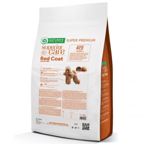 Nature's Protection Superior Care Red Coat GF Small and Mini Adult - lamb