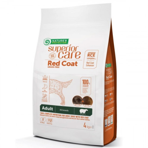 Nature's Protection Superior Care Red Coat GF All breeds - lamb 4 kg