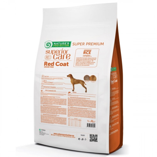 Nature's Protection Superior Care Red Coat GF All breeds Adult - salmon