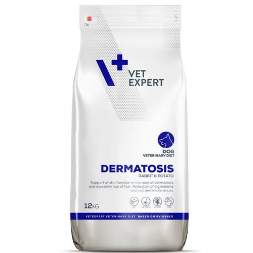 VetExpert Diet Dermatosis Dog - Rabbit&Potato