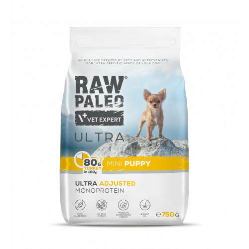 VetExpert Raw Paleo Ultra Mini Puppy Turkey
