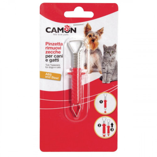 Пинцет для удаления клещей "Camon"