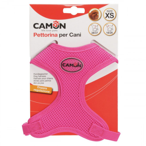 Шлейка с двойной регулировкой "Mesh", фуксия XS