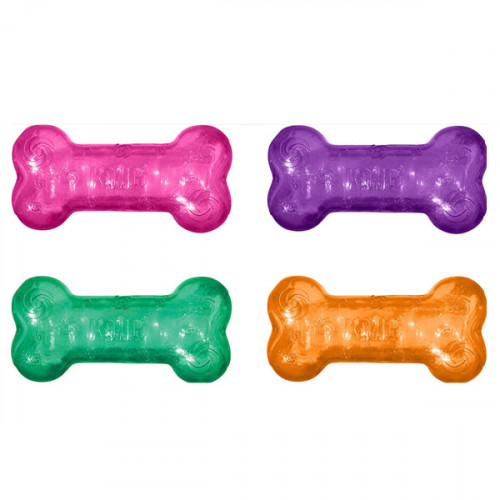 Игрушка - разноцветная кость KONG Squeezz M (15.5см)