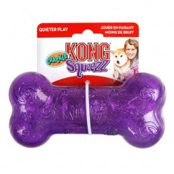 Игрушка - разноцветная кость KONG Squeezz M (15.5см)