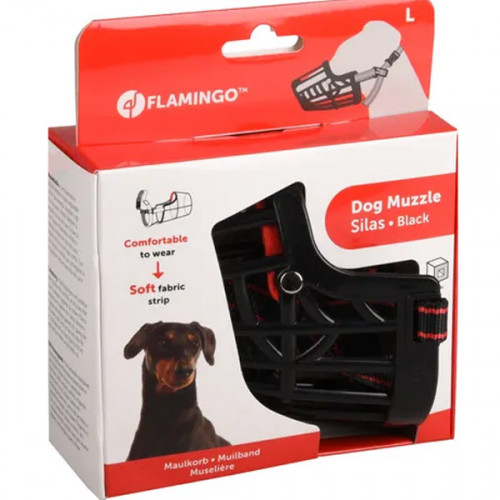 Намордник MUZZLE SILAS, черный L