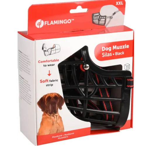 Намордник MUZZLE SILAS, черный ХХL