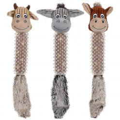 Игрушка мягкая разноцветная ZAVA, корова/лошадь/осёл (45см)