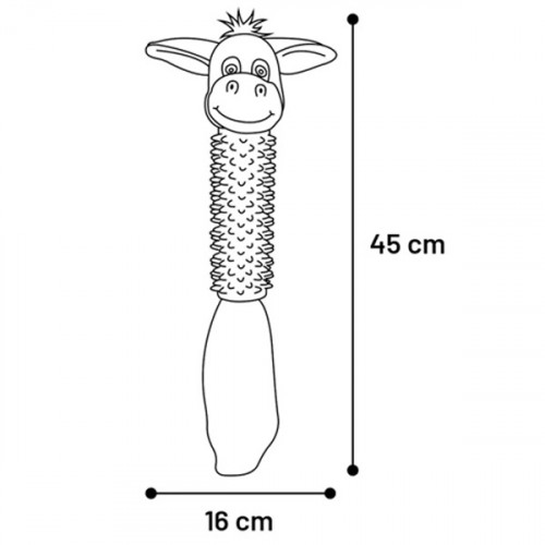 Игрушка мягкая разноцветная ZAVA, корова/лошадь/осёл (45см)