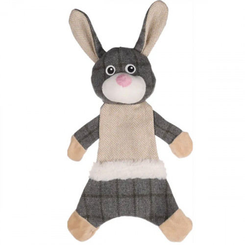 Игрушка мягкая - кролик Kira, серый (37см)