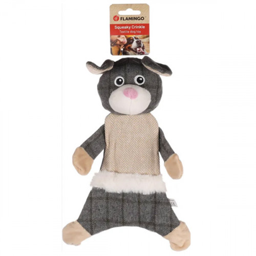 Игрушка мягкая - кролик Kira, серый (37см)