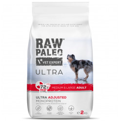 VETEXPERT RAW PALEO ULTRA MEDIUM&LARGE ADULT BEEF