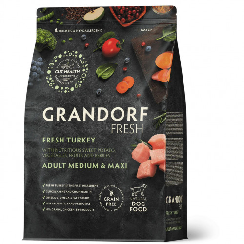 GRANDORF Fresh Turkey Adult Medium&Maxi