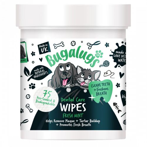 Салфетки для ухода за полостью рта Bugalugs Dental Care