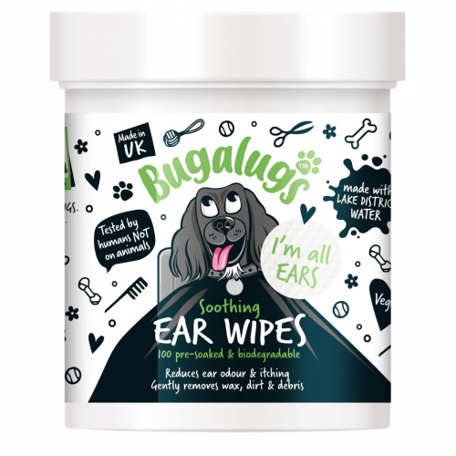 Успокаивающие салфетки для ушей собак Bugalugs