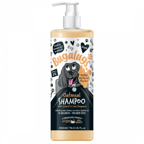Bugalugs Овсяный шампунь для собак с ароматом кокоса и лайма.