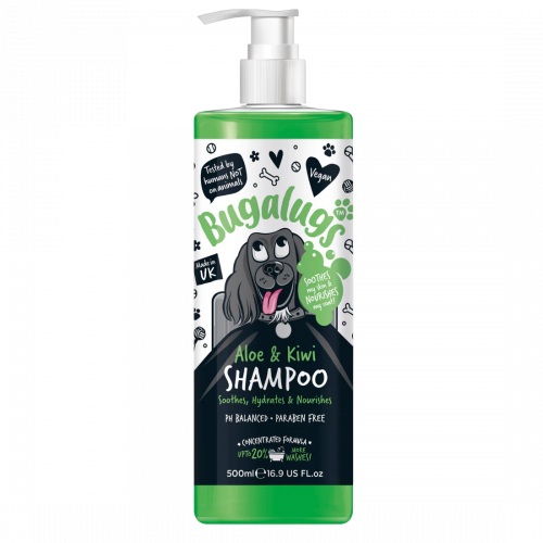 Успокаивающий шампунь Bugalugs для собак с алоэ и киви.