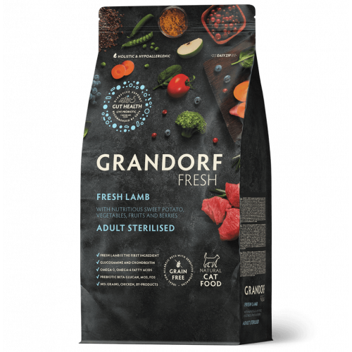 Grandorf Fresh Lamb Adult Cat Sterilised
