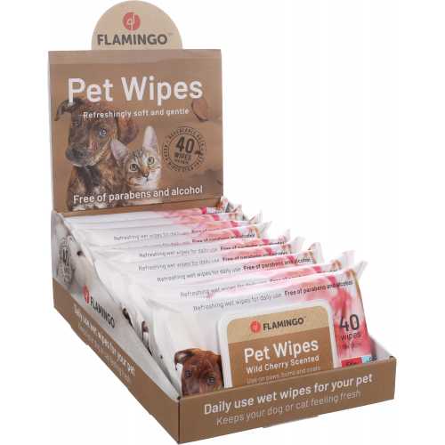 Flamingo Салфетки для ухода Reini с ароматом цветков дикой вишни