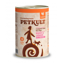 Консерва Petkult Puppy & Junior Turkey с индейкой