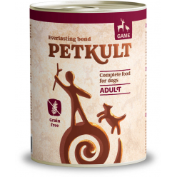 Консерва  Petkult Adult Dog Game с дичью 800G