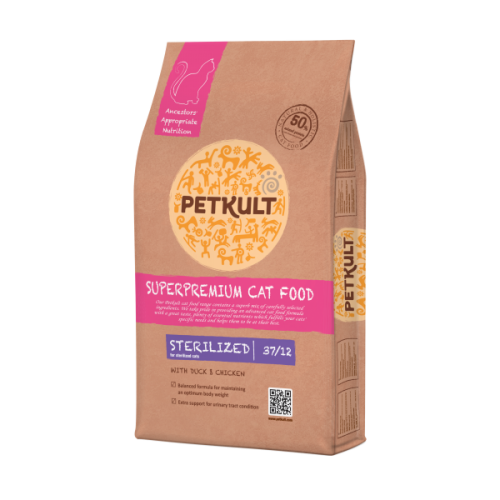 Petkult Cat Sterilised Duck & Chicken 