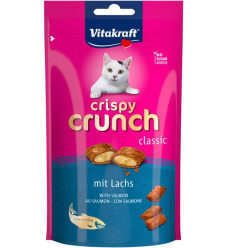 Vitakraft Crispy Crunch лакомство для кошек с семгой