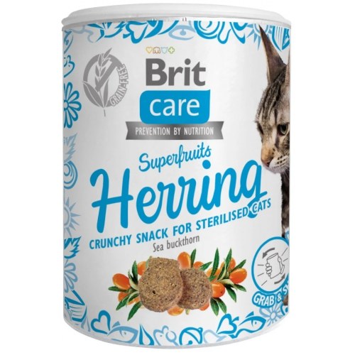 Brit Care Cat Snack Superfruits Herring (100гр)