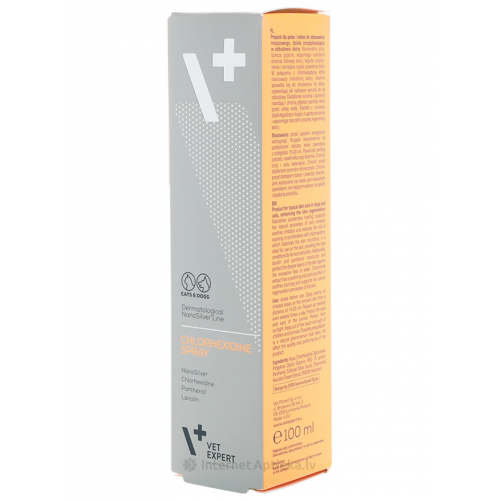 Vetexpert CHLORHEXIDINE SPRAY ( спрей хлоргексидин) (100 Мл)