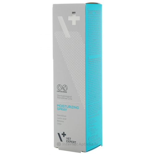 Vetexpert MOISTURISING SPRAY (увлажняющий спрей для кошек и собак, 100 мл)