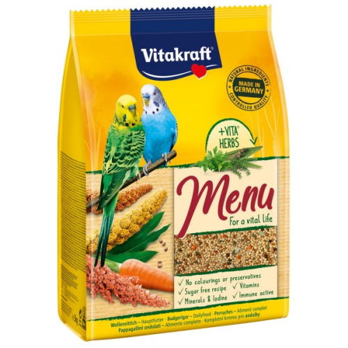 Vitakraft +Vita Herbs корм для попугаев 