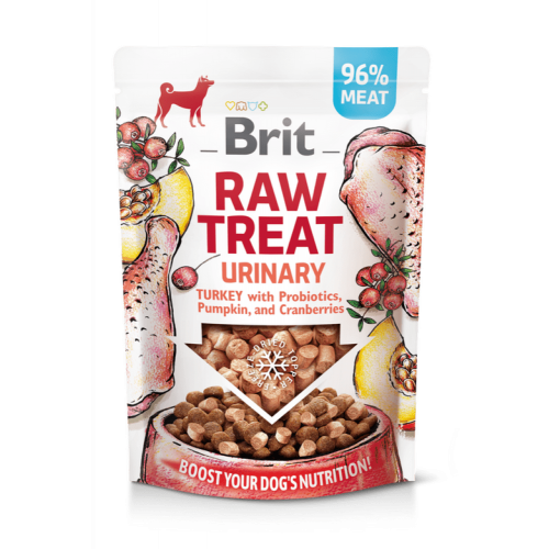 Brit Dog Raw Treat freeze-dried Urinary Лакомства для поддержания здоровья мочевой системы у собак