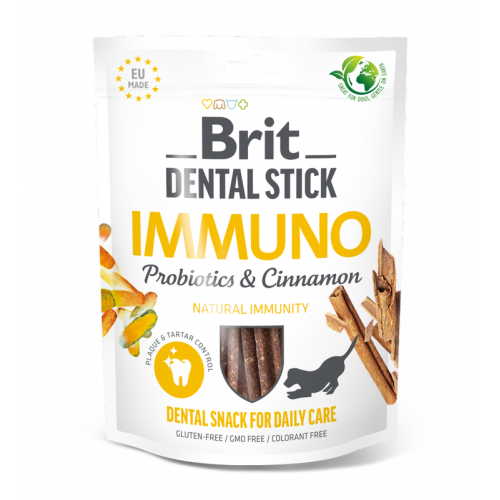 Brit Dog Dental Stick Immuno Лакомства для укрепления иммунитета у собак