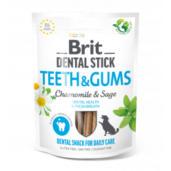 Brit Dog Dental Stick Teeth & Gums Лакомства для поддержания здоровья зубов и десен у собак