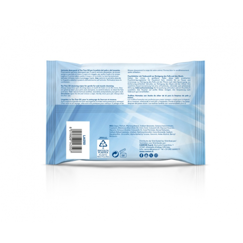 Camon Очищающие салфетки с маслом чайного дерева , 40шт