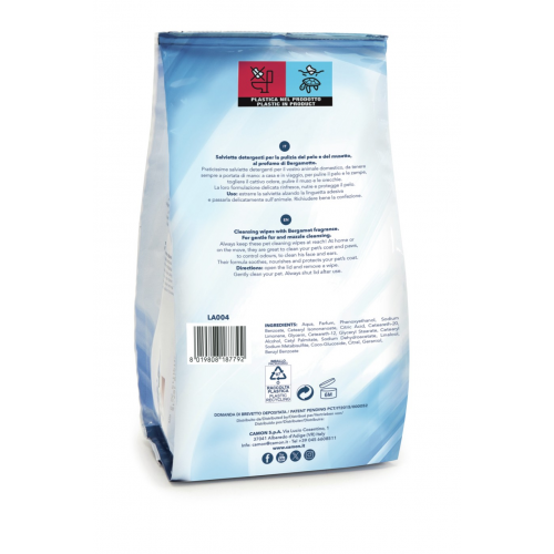 Camon Очищающие салфетки с ароматом бергамота 100шт