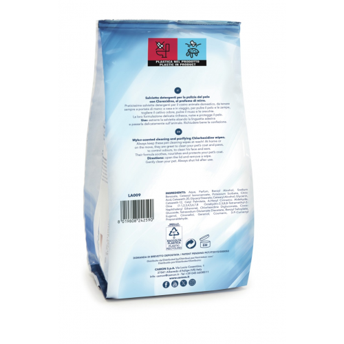 Camon Очищающие салфетки с дезинфицирующим эффектом 100шт 