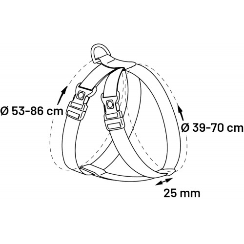 Шлея dOG SAFETY ЧЕРНЫЙ L