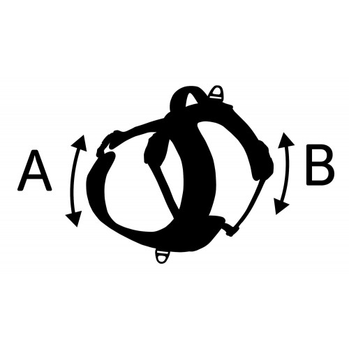 ШЛЕЙКА TOGA с дышащей сеткой ЧЁРНАЯ M