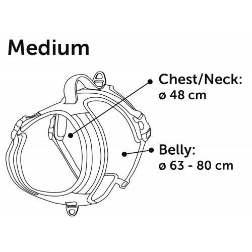 ШЛЕЙКА TOGA с дышащей сеткой ЧЁРНАЯ M
