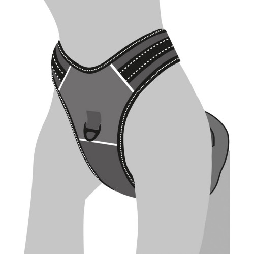 ШЛЕЙКА TOGA с дышащей сеткой ЧЁРНАЯ XL